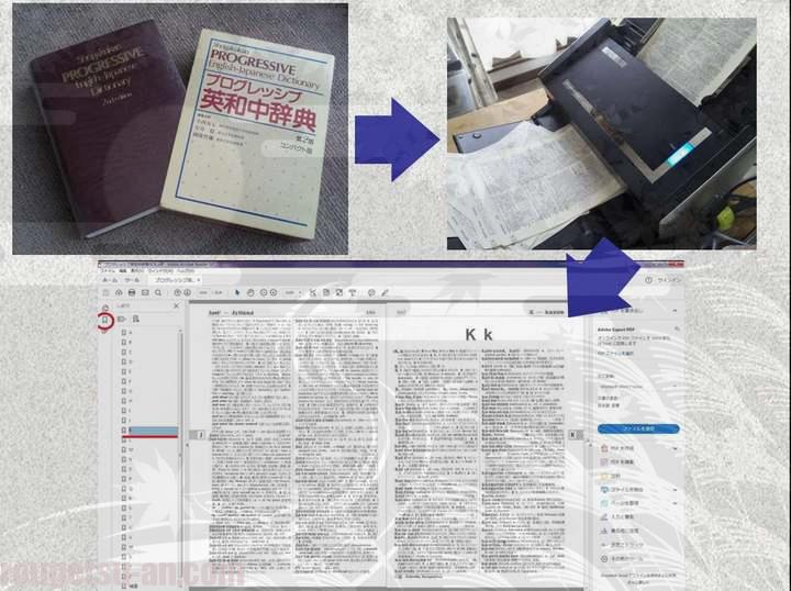 捨てる辞書を自炊して自作電子辞書に